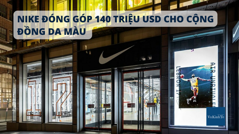 Nike đóng góp 140 triệu USD cho cộng đồng người da màu