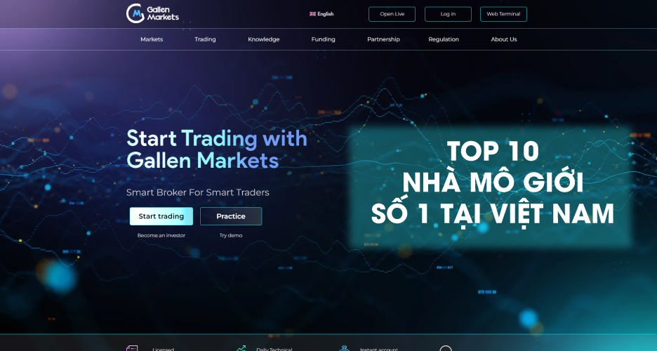 Gallen Markets đứng Top 10 nhà môi giới số 1 tại Việt Nam