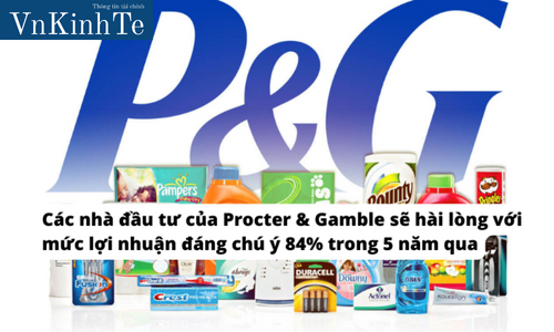 Các nhà đầu tư của Procter & Gamble sẽ hài lòng với mức lợi nhuận đáng chú ý 84% trong 5 năm qua